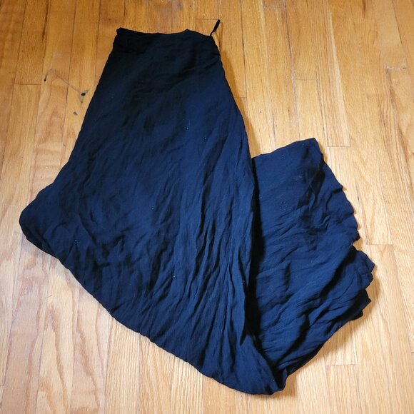 Women's Long Black Flowy Dress Pants Formal Small/Size 6 - Picture 3 of 5
